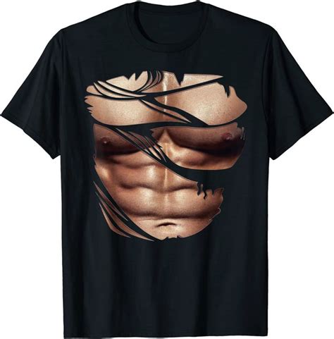 fake abs shirt nike|six pack abs shirt.